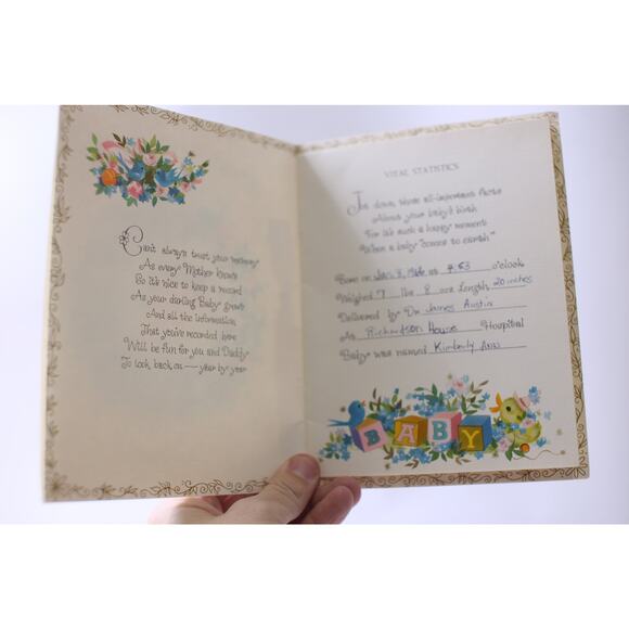 Baby in Flower Wreath, New Arriwal, Baby Toys, Adorable, Used Greeting Card - Picture 2 of 3